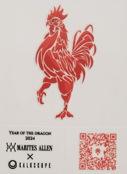 Water Proof Sticker - Rooster