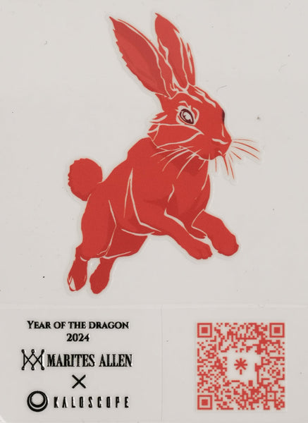 Water Proof Sticker - Rabbit