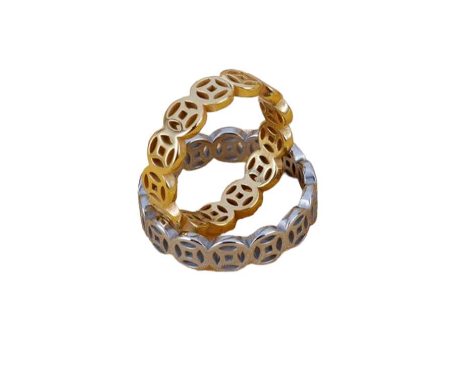 Fortune Rings Silver Fortune Coin Ring – Frigga PH