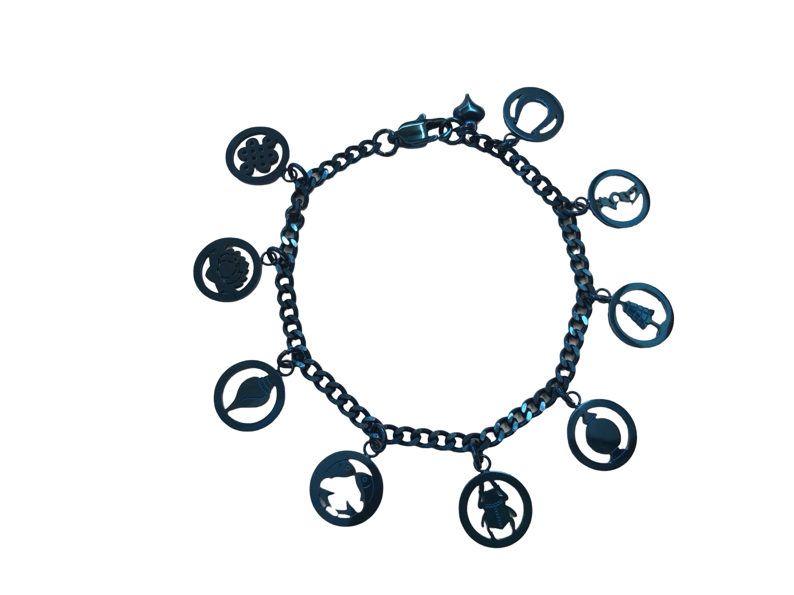 9 Mantra Charms Bracelet