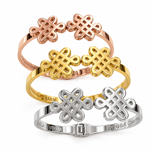 Double Mystic Knot Bangle
