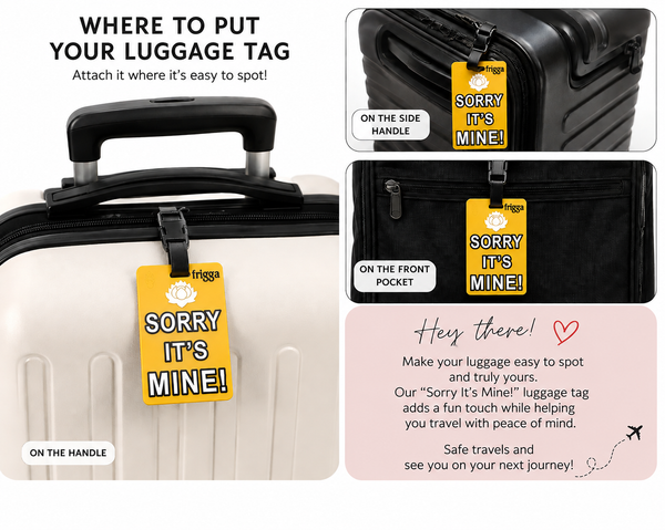Luggage Tag - Fireball