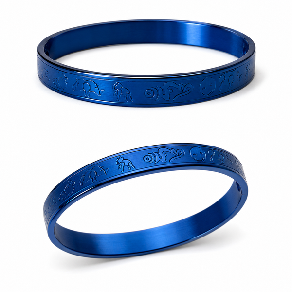 Blue Bangle for Protection (No Cut)