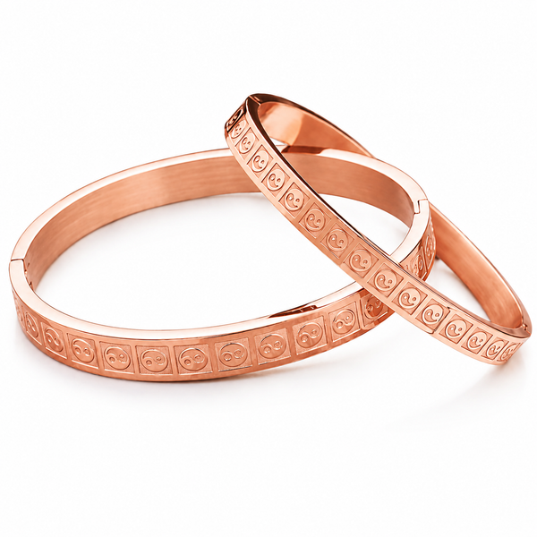 Yin & Yang Bracelet with  Lock