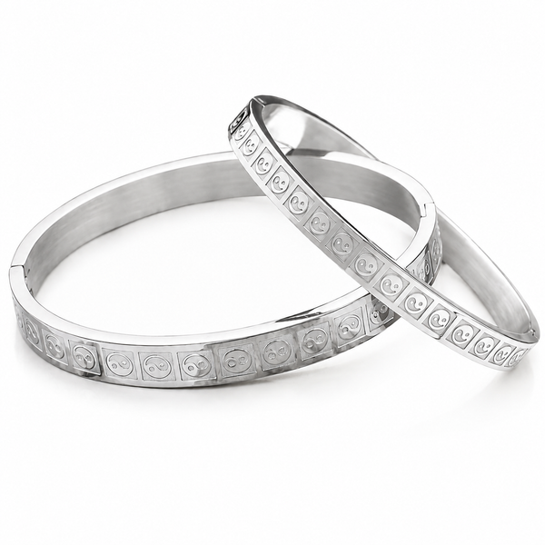 Yin & Yang Bracelet with  Lock