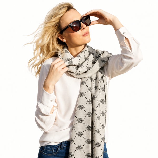 Auspicious Mystic Knot Shawl