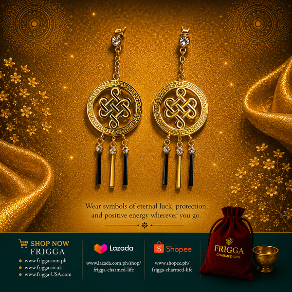 Dangling Earrings Mystic Knot
