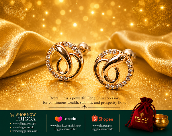 Aretes de signo zodiacal - Serpiente
