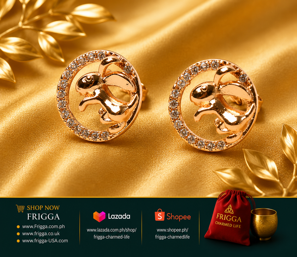 Astrology Earrings - Rabbit