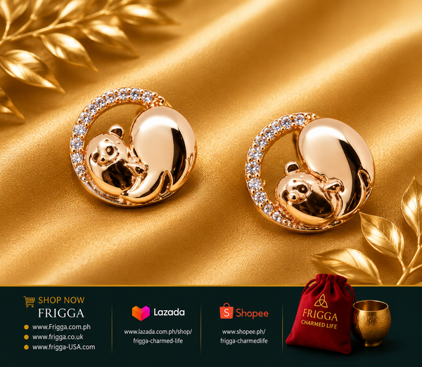 Astrology Sign Earrings - Boar