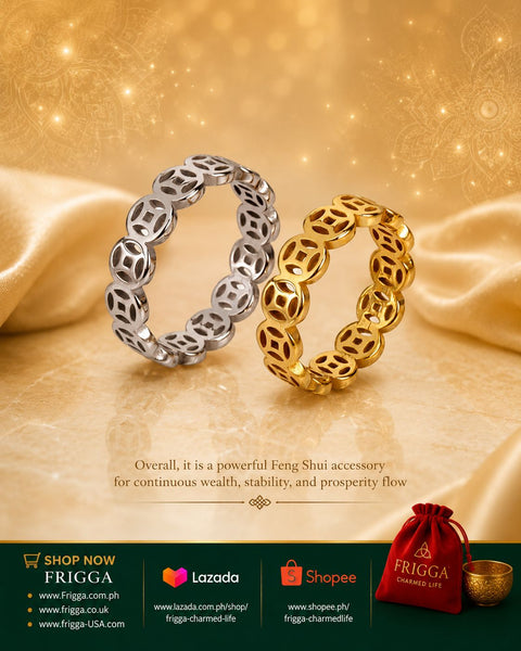 Fortune Coin Ring Gold