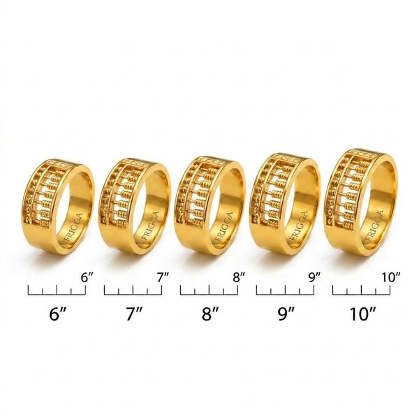 Prosperity Abacus Ring