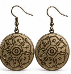 Earring - Oh Mane Padme Hum & Evil Eye