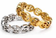 Fortune Coin Ring Silver