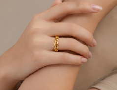 Fortune Coin Ring Silver