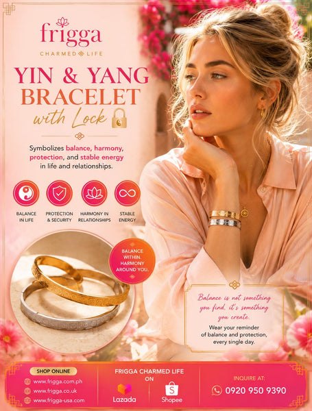 Yin & Yang Bracelet with  Lock