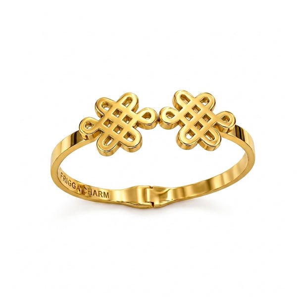 Double Mystic Knot Bangle