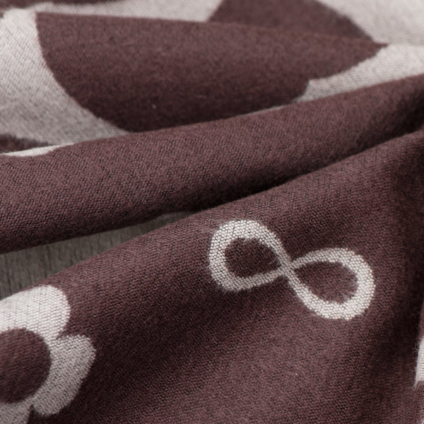 Manta Mantra 9 Marrón y Gris (125cmx180cm)
