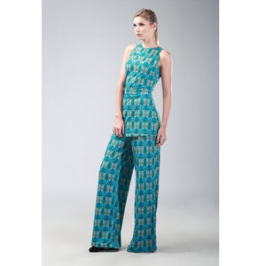 Halter Tunic with Pants in Double Happiness Print