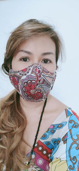 Face Mask w/ Auspicious Symbols