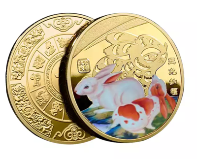 Lucky Rabbit Talisman Coin