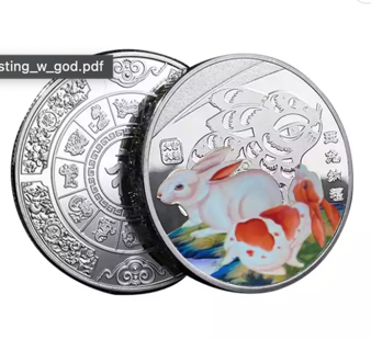 Lucky Rabbit Talisman Coin